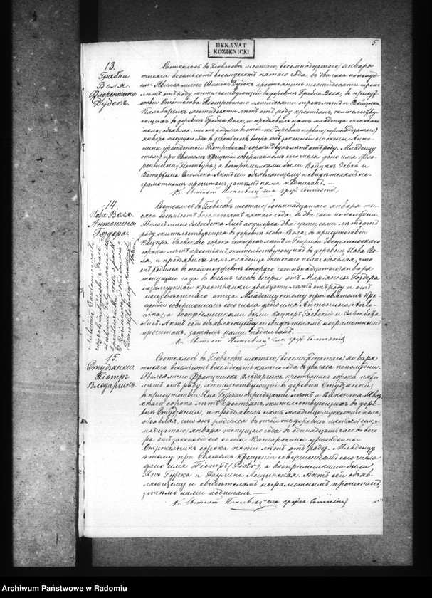 image.from.unit.number "[Duplikat akt urodzonych, zaślubionych i zmarłych parafii Głowaczów za 1885 rok]"