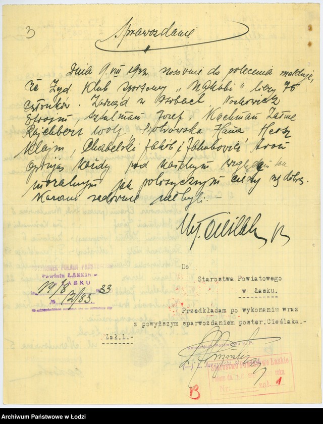 Obraz 6 z jednostki "Żydowski Klub Sportowy "Makabi" w Łasku"