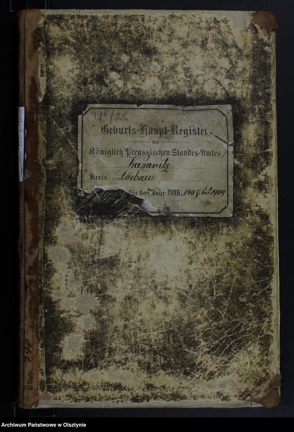 Obraz 2 z jednostki "Geburts-Haupt-Register Nr 1 -85, 1-77, 1-92, 1-76"