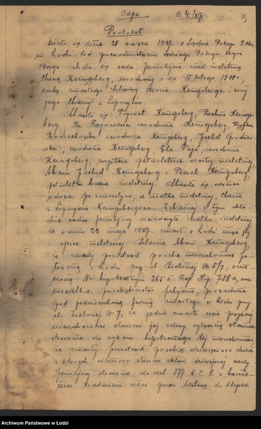 Obraz 15 z jednostki "Szla,a Aron Kenigsberg - sprzedaż manufaktury"