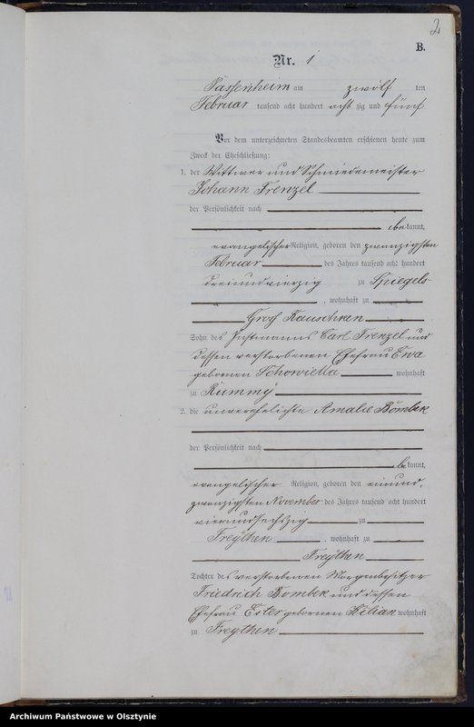 image.from.unit.number "Heiraths-Haupt-Register Nr 1 - 15"