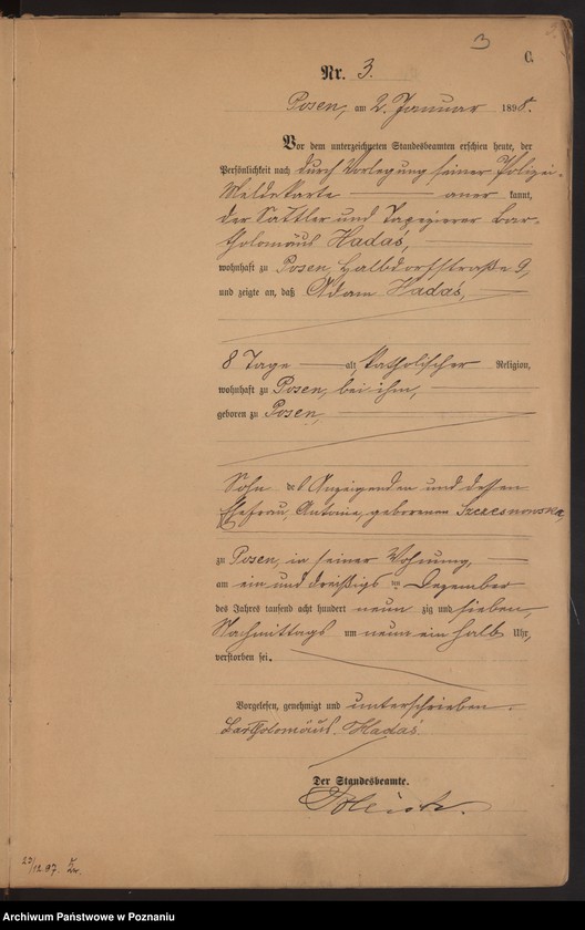 Obraz 6 z jednostki "Księga zgonów t. I"