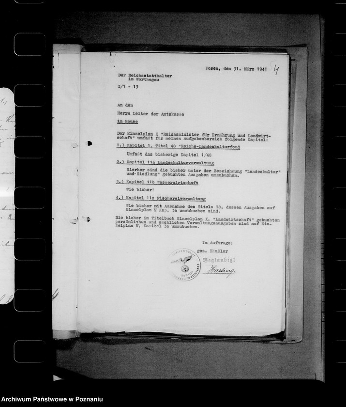 Obraz 8 z jednostki "Zapotrzebowanie pieniedzy na cele rolnictwa - Sonstiges"