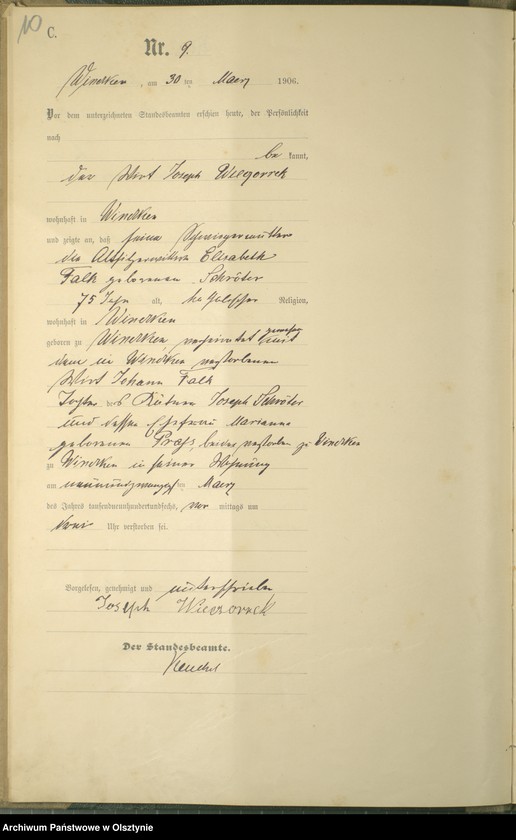 image.from.unit.number "Sterbe-Haupt-Register Nr 1 - 40"