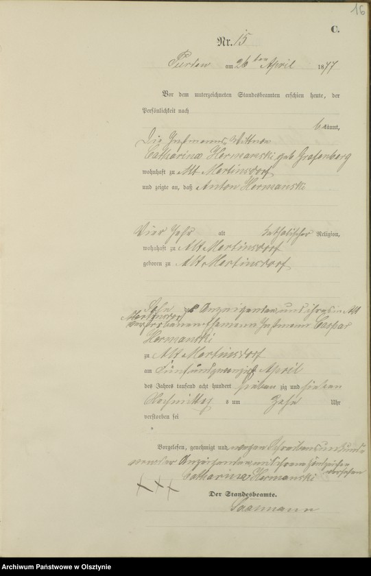 image.from.unit.number "Sterbe-Haupt-Register Nr 1 - 48"