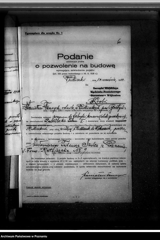 Obraz 11 z jednostki "Zatwierdzenie zakładu przemysłowego /rozbudowa fabryki konserw/ St. Fenrycha w Pudliszkach pow. gostyński"