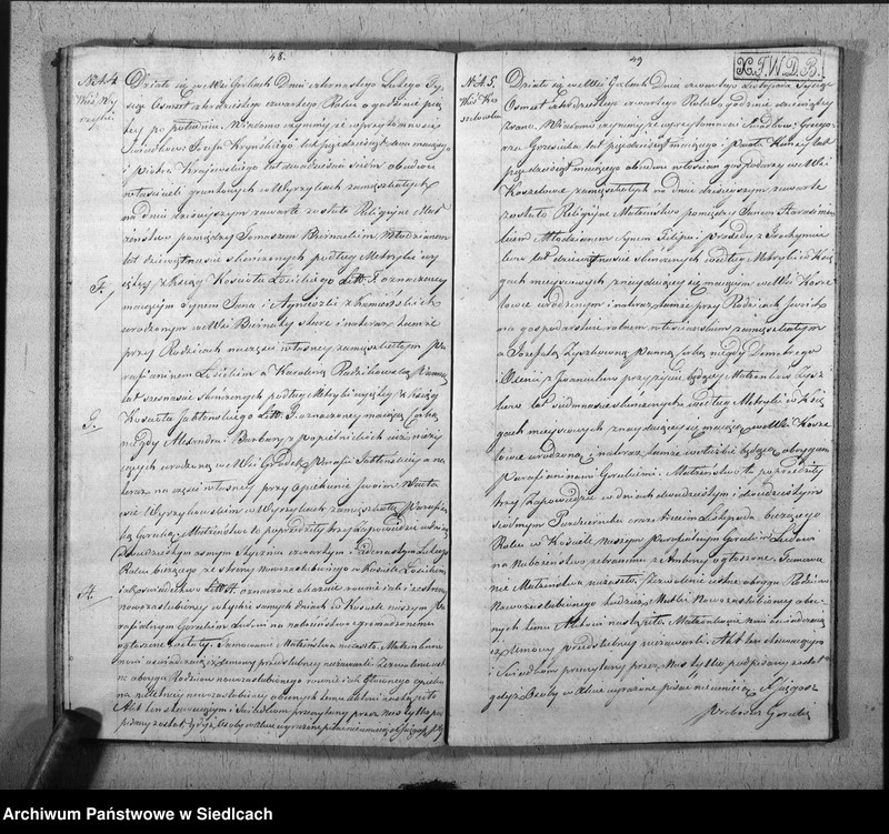 Obraz 20 z jednostki "Akta urodzin, małżeństw, zgonów"