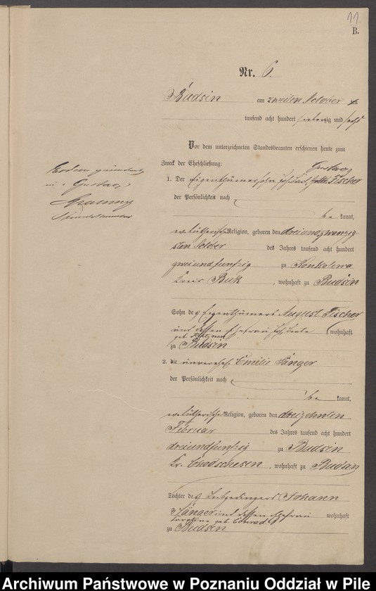 image.from.unit.number "Księga małżeństw"