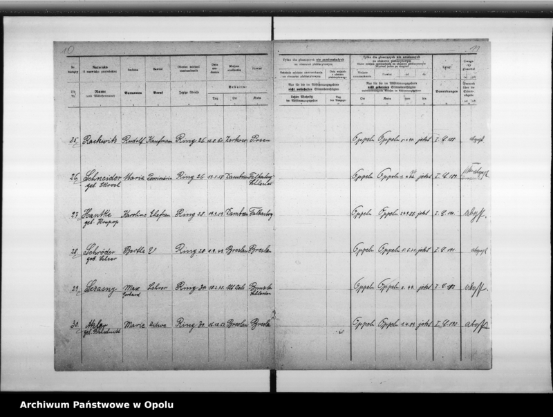 Obraz 10 z jednostki "1. Wahlbezirk Wahllokal: Aula der Klosterschule. Tuchmarkt 3"