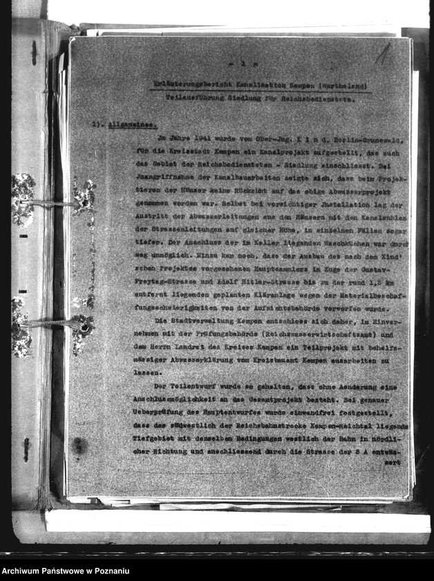 Obraz 5 z jednostki "Doppel der Kanalisation - Kempen (Kępno)"