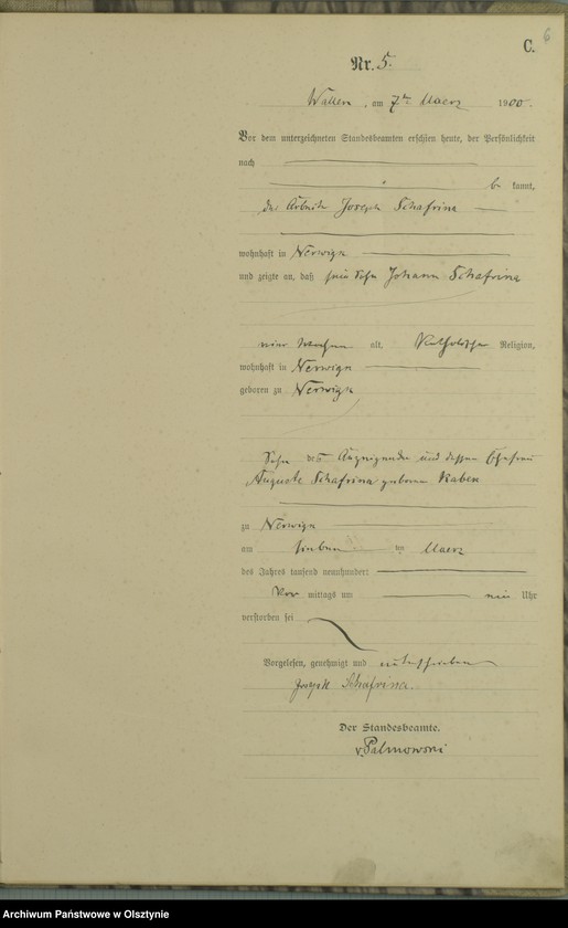 image.from.unit.number "Sterbe-Haupt-Register Nr 1 - 41"