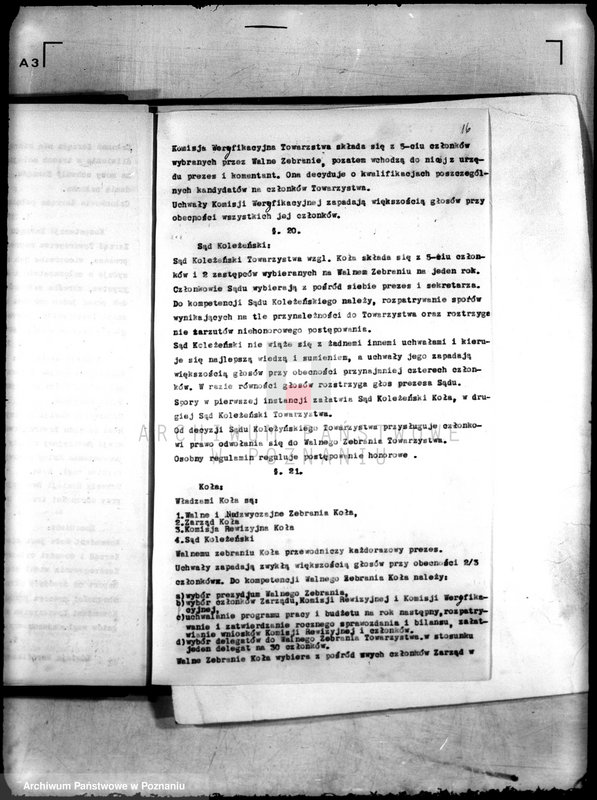 Obraz 20 z jednostki "/Towarzystwo Powstańców Wielkopolskich z 1918/1919 r. w Poznaniu/"