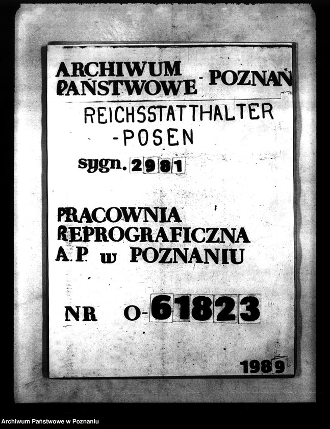 Obraz 1 z jednostki "Rechenschaftsberichte der Abteilung VII A, VII B."