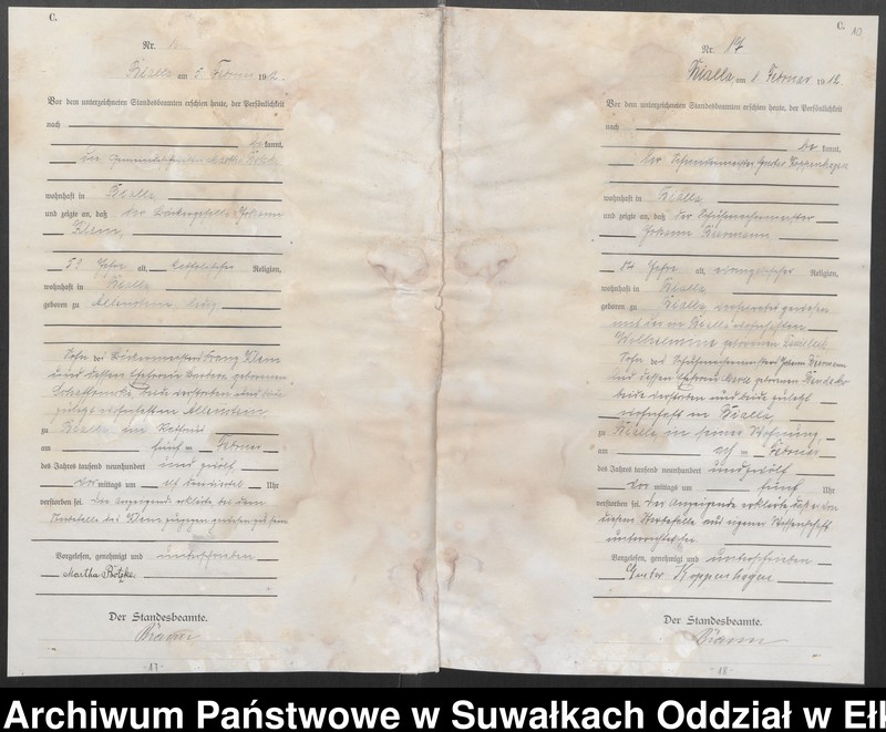 image.from.unit.number "[Sterbe=Haupt=Register des Königlichen Preussischen Standes-Amtes Bialla Kreis Johannisburg]"