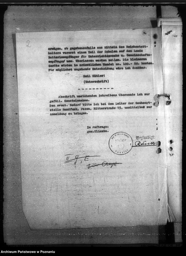 Obraz 6 z jednostki "Rundfunkgeräte in den Schulen"