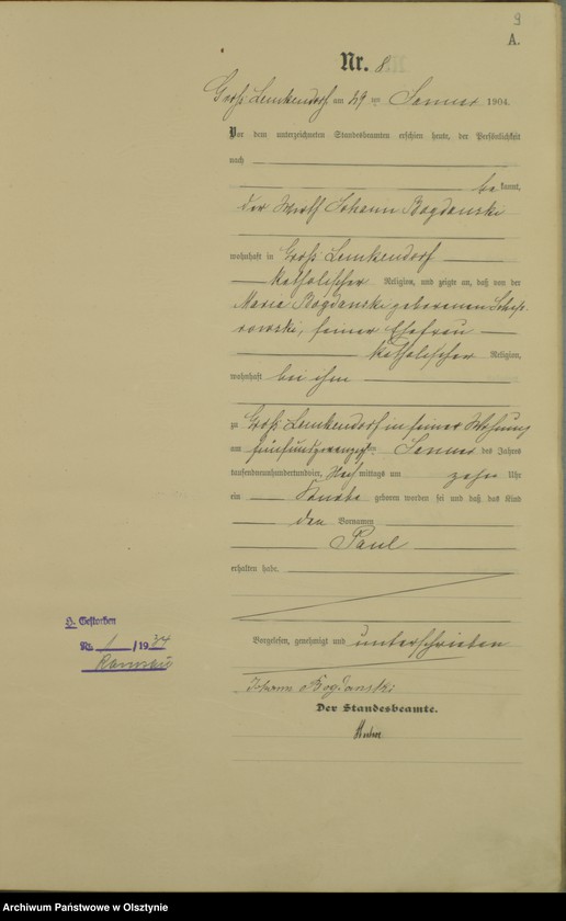 image.from.unit.number "Geburts-Haupt-Register Nr 1 - 105"