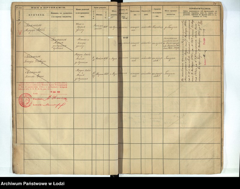 image.from.unit.number "[Księga ludności stałej m. Łodzi guberni piotrkowskiej - Dzielnicy Bałuty nr domu 1-9]"