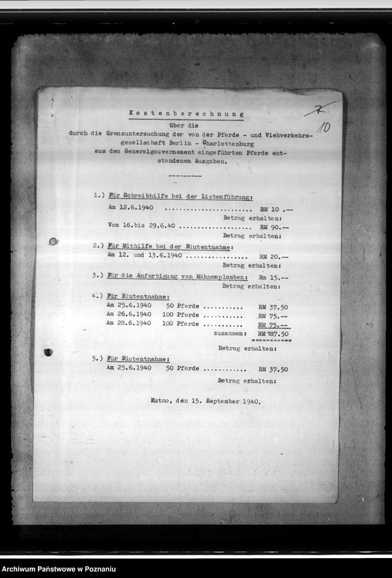 Obraz 14 z jednostki "Veterinär - polizeiliche Grenzüberwachung"