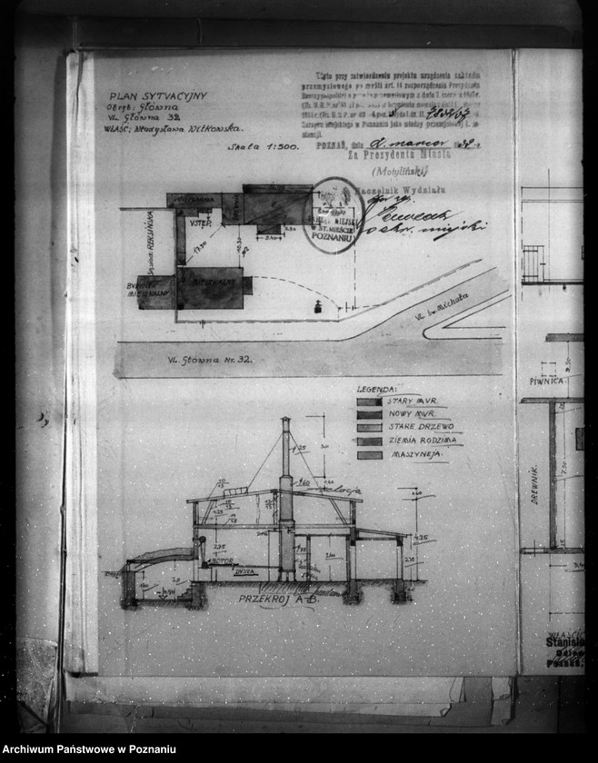 Obraz 6 z jednostki "Projekt urządzania odlewni /kopulakowej/ żelaza przy ul. Głównej 32 St. Ulatowskiego"