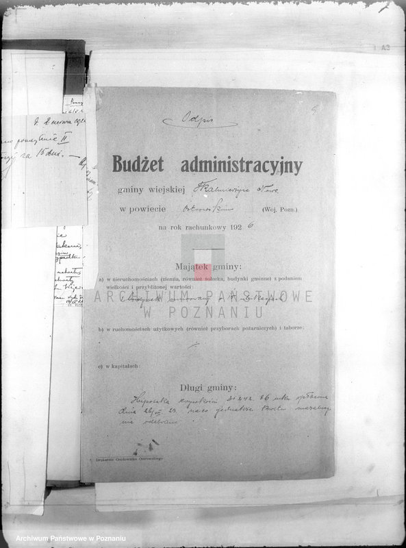 Obraz 10 z jednostki "Budżet i sprawy rachunkowo-kasowe Skalmierzyc Nowych"