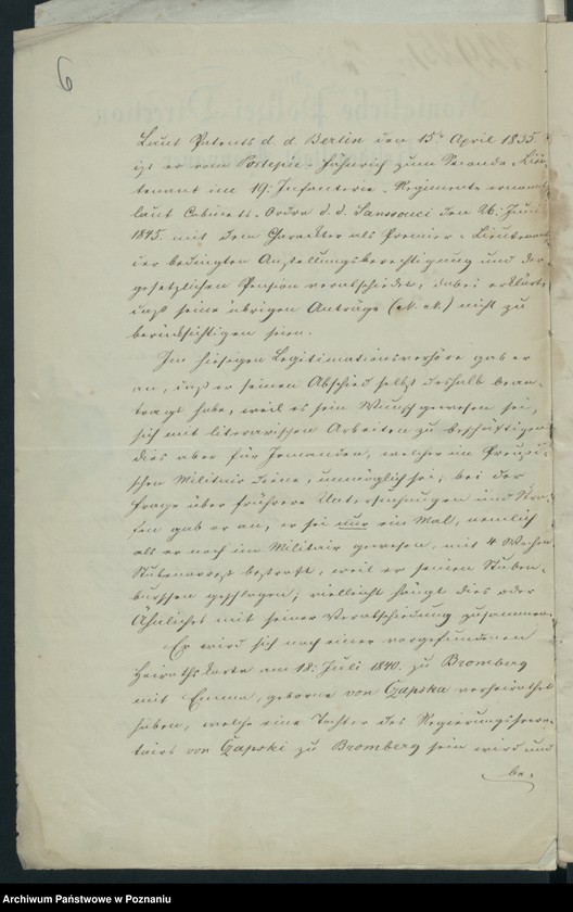 Obraz 10 z jednostki "A. betr. den Premier Lieutnant a.D. Karl von Hengel"