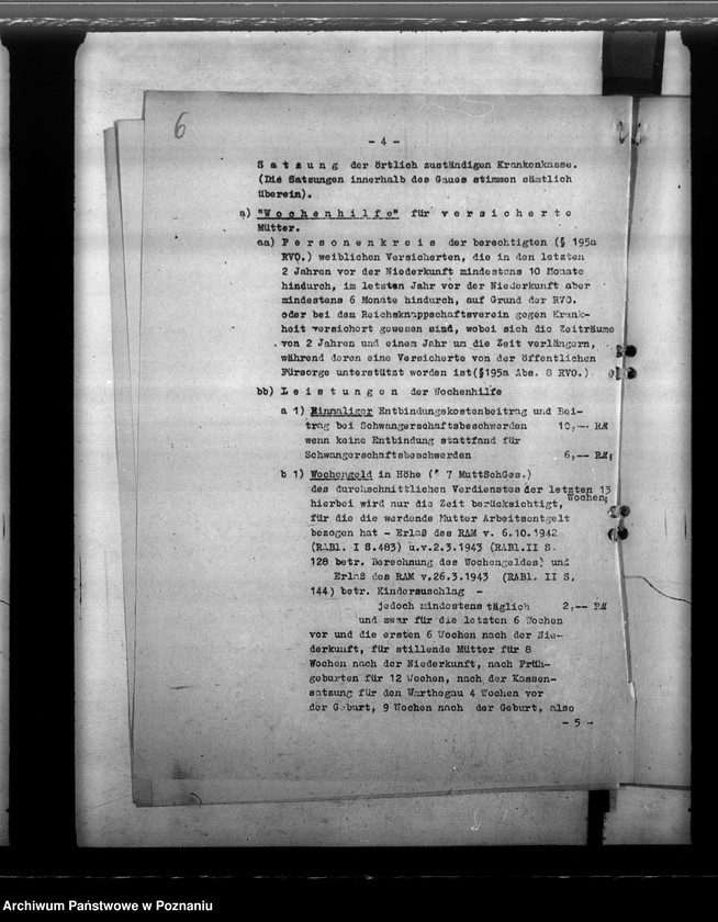Obraz 10 z jednostki "Gesundheitspflege für werdende Mutter. Musterung der Wehrpflichtigen. Fliegenbekämpfung - Gesundheitliche Betreuung der Zivilbevölkerung"