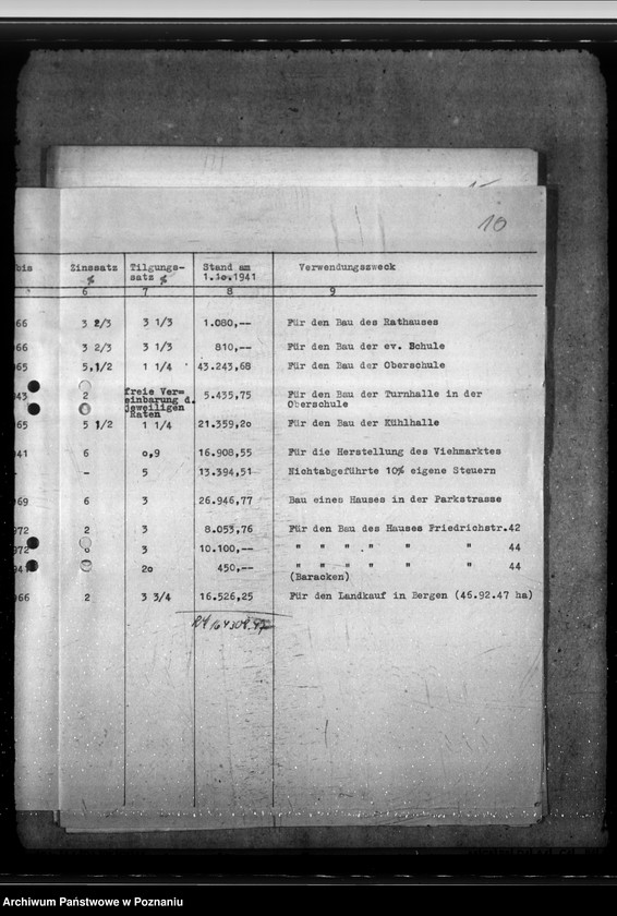 Obraz 19 z jednostki "Meldunki o długach gminnych z poszczególnych powiatów"