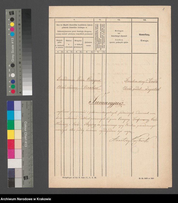 image.from.unit.number "Dominium Cieszyna (generalia, Cieszyna, Stępina - część, Szufnarowa, Posiadacze gruntów dworskich w Cieszynie i Szufnarowej, Wiśniowa-część) - Kozłowski Anastazy"