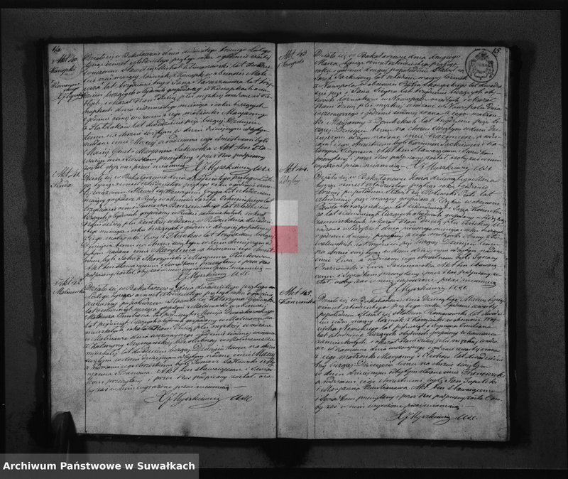 image.from.unit.number "Duplikat Akt Urodzonych Zaślubionych i Umarłych parafii Bakałarzewskiey za rok 1845"