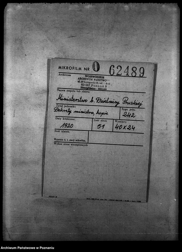 Obraz 2 z jednostki "Dekrety ministra, kopie"