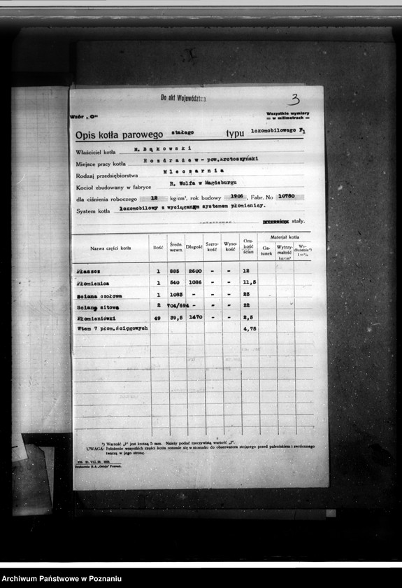 image.from.unit.number "Mleczarnia w Rozdrażewie pow. krotoszyński nr woj. kotła 481"