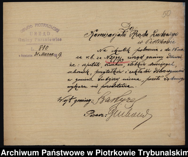 image.from.collection.number "Ochronki, szpitale i przytułki dla starców i kalek. Trudne realia piotrkowskiej służby zdrowia u progu niepodległości111"