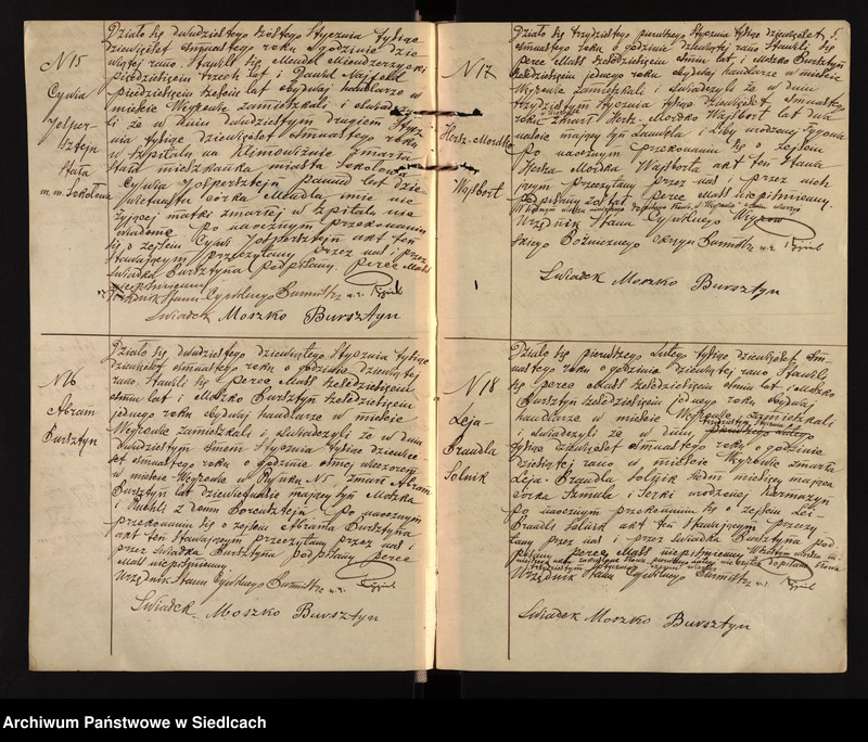 image.from.unit.number "Księga aktów zgonów wyznania mojżeszowego "