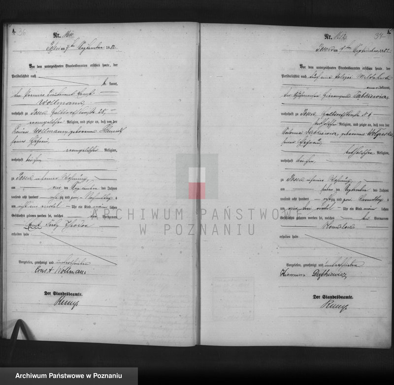 Obraz 20 z jednostki "Księga urodzeń t. IV"