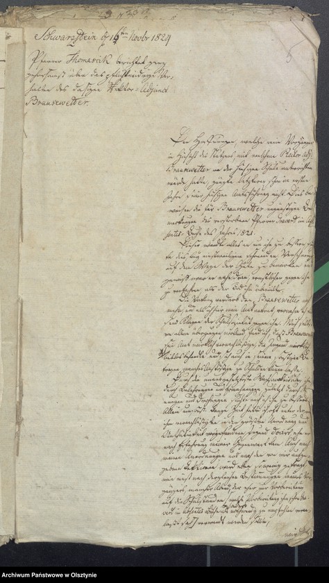 image.from.unit.number "Das Verhalten Rectors Adjunkt Brausewetter. Beschwerde über die Verhalten des Rectors Adj. Brausewetter in Schwarzstein"