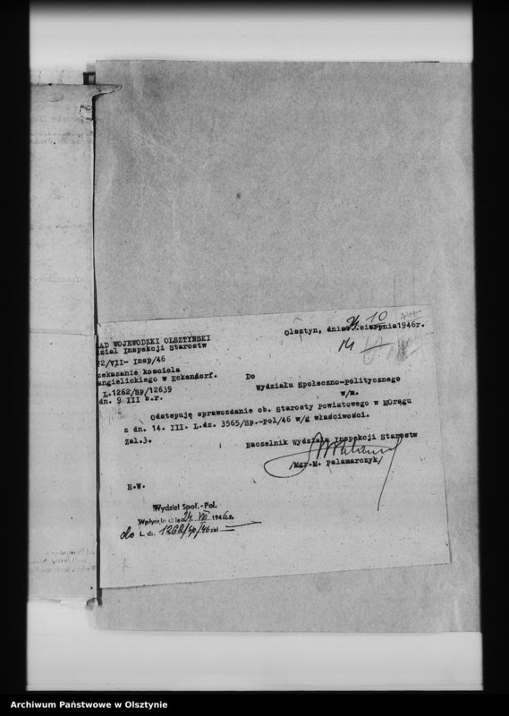 image.from.unit.number "Sprawy przydziału kościołów poewangelickich"