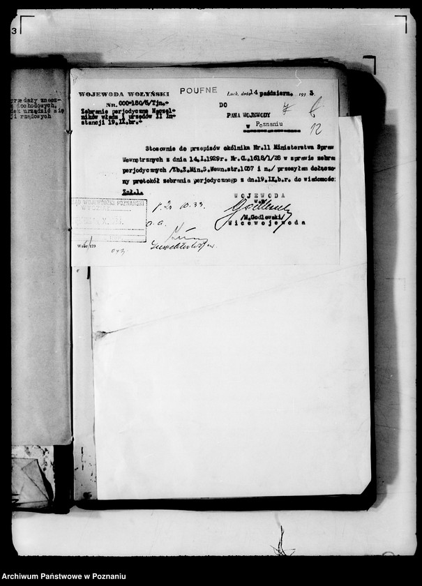 Obraz 16 z jednostki "Zbiór protokołów zebrań periodycznych władz i urzędów II instancji"