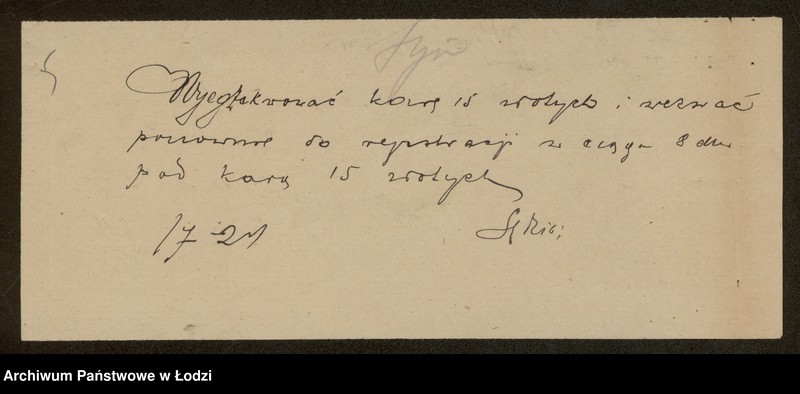 Obraz 7 z jednostki "Moszek Malinberg- sprzedaż art. kolonialnych, spożywczych i owoców"