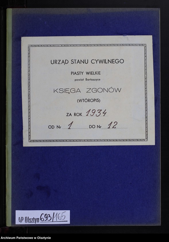 image.from.unit.number "Sterbe-Neben-Register Nr 1 - 12 [ Księga zgonów - wtóropis ]"