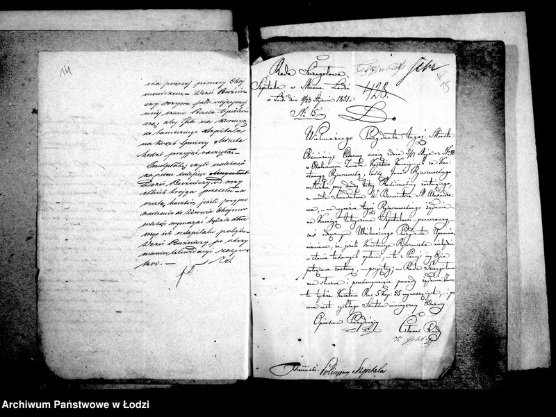 Obraz 15 z jednostki "Akta tyczące się szpitala"