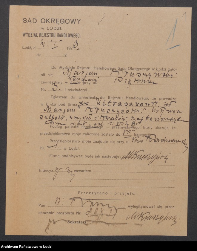 Obraz 3 z jednostki "Ultrasavon Marjan Kruszyński – wyrób sulpoli z mydeł i kwasów naftenowych"