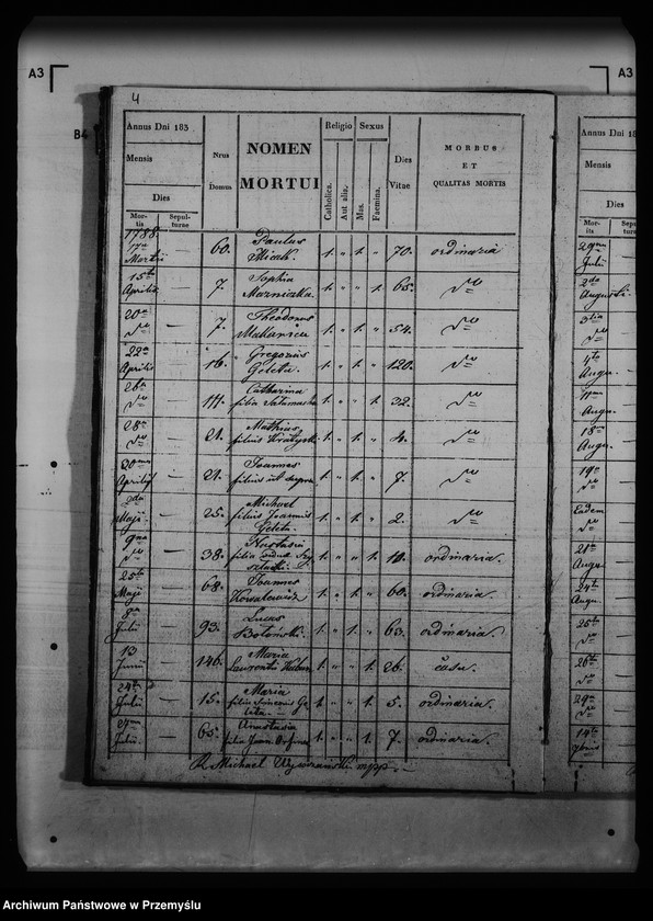 Obraz 10 z jednostki "[Kopie ksiąg metrykalnych parafii Buców (dekanat Medyka)]"