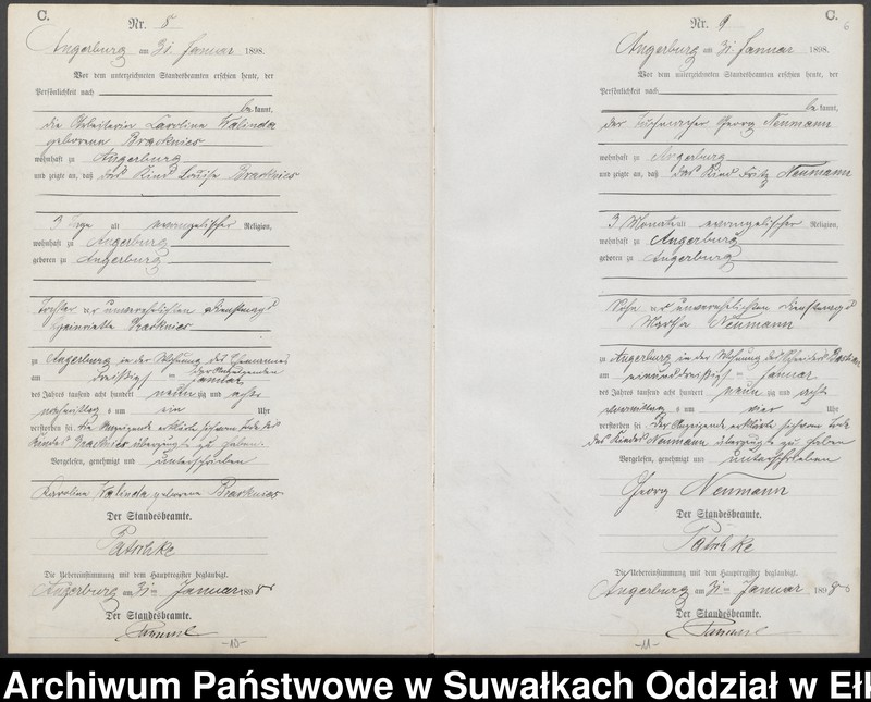 image.from.unit.number "Sterbe-Neben-Register des Preussischen Standes-Amtes Angerburg Kreis Angerburg"