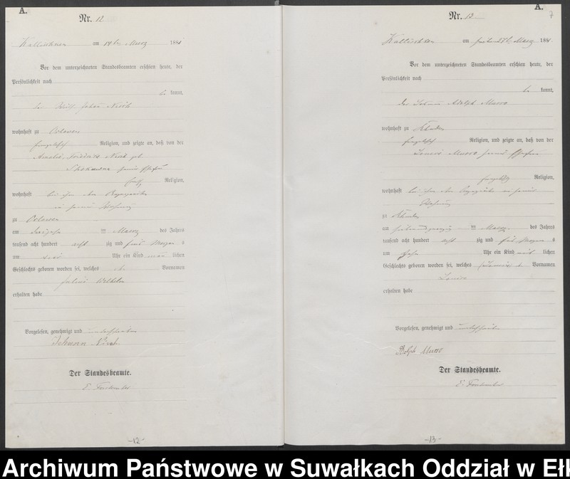 image.from.unit.number "[Geburts-Haupt-Register des Königlich Preussischen Standes-Amtes Kallischken Kreis Johannisburg]"