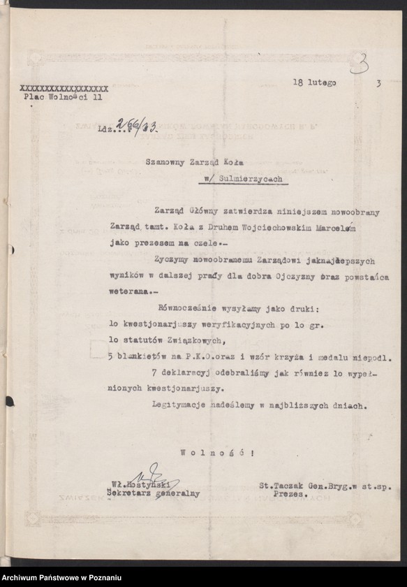 Obraz 6 z jednostki "Sulmierzyce, powiat Krotoszyn - akta koła."