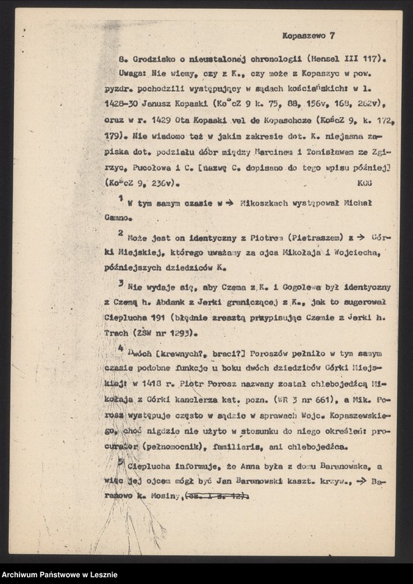 Obraz 10 z jednostki "Dzieje Kopaszewa, maszynopis"