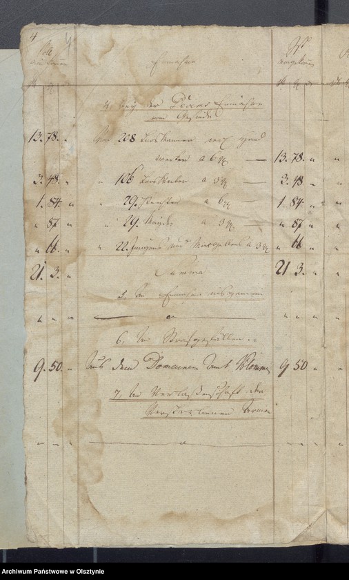 image.from.unit.number "Jahr Armen Cassen Rechnung der Widminnschen Kirche"