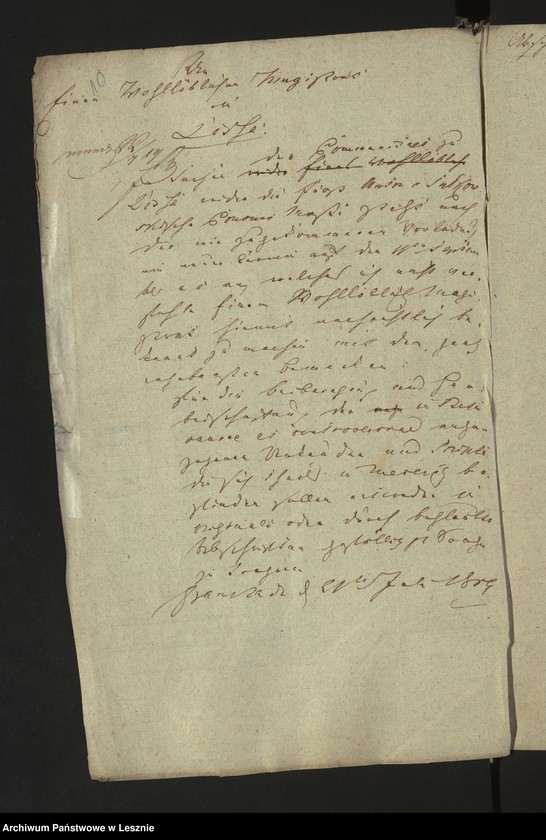 Obraz 13 z jednostki "[Sprawy procesowe miasta Leszna z Sułkowskim]"