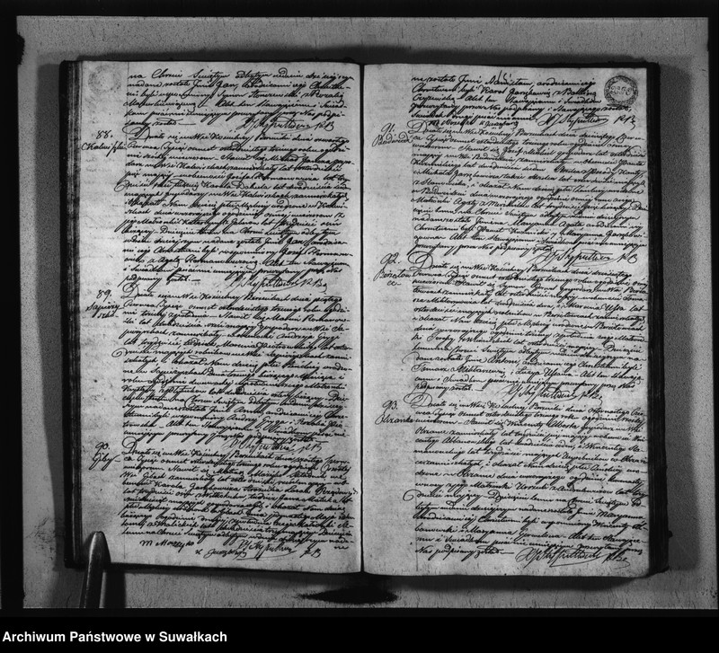 image.from.unit.number "Księga Duplikat Zaślubionych, Urodzonych i Zmarłych w Parafij Berznickiej w Roku 1843"