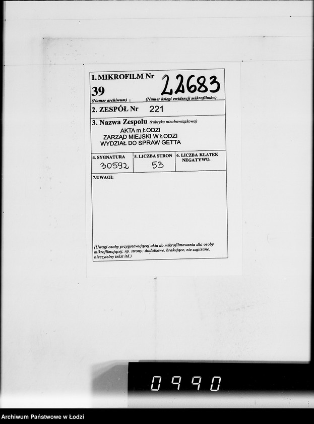 Obraz 2 z jednostki "Theodor Oelke [rachunki za dostawy towarów dla Getta]"